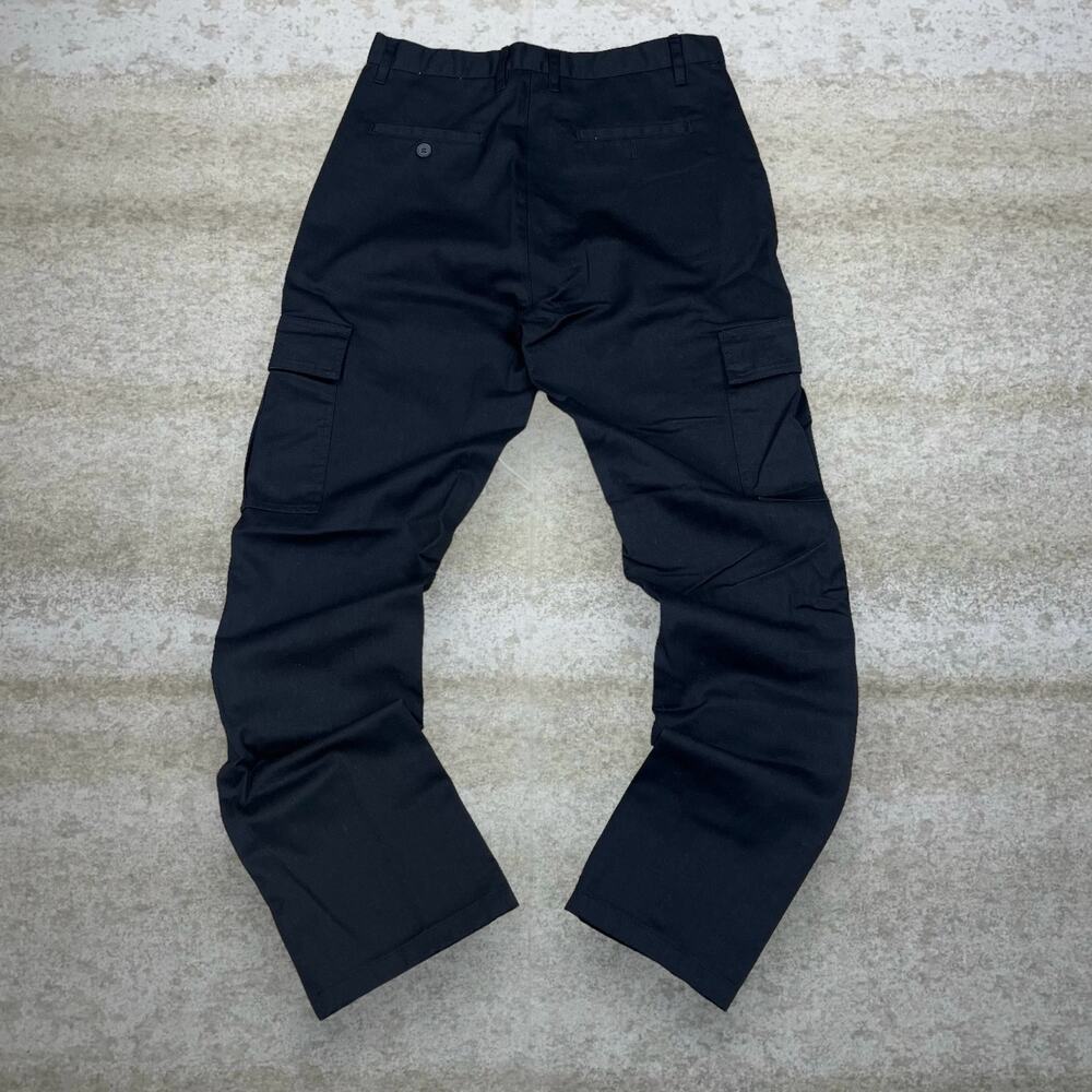 Vintage 90s Galaxy Khakis Pants 30x30 Slim Fit Jet Black Cotton